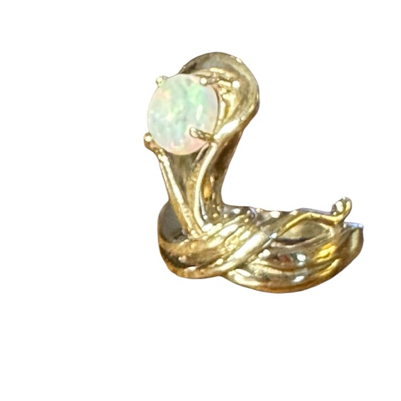 Opal ring Sterling Silver 925 Size 7.5 - Picture 7 of 9